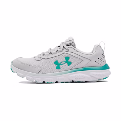 (W) UA Charged Assert 9 Marble 'Halo Grey Sea Mist'