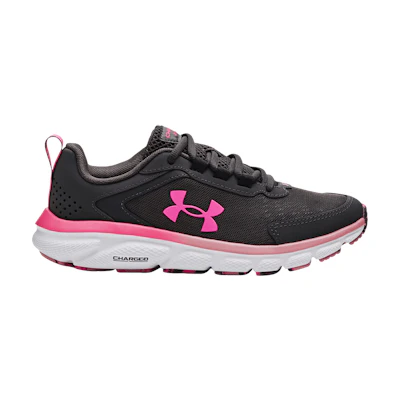 (W) UA Charged Assert 9 Marble 'Jet Grey Rebel Pink'