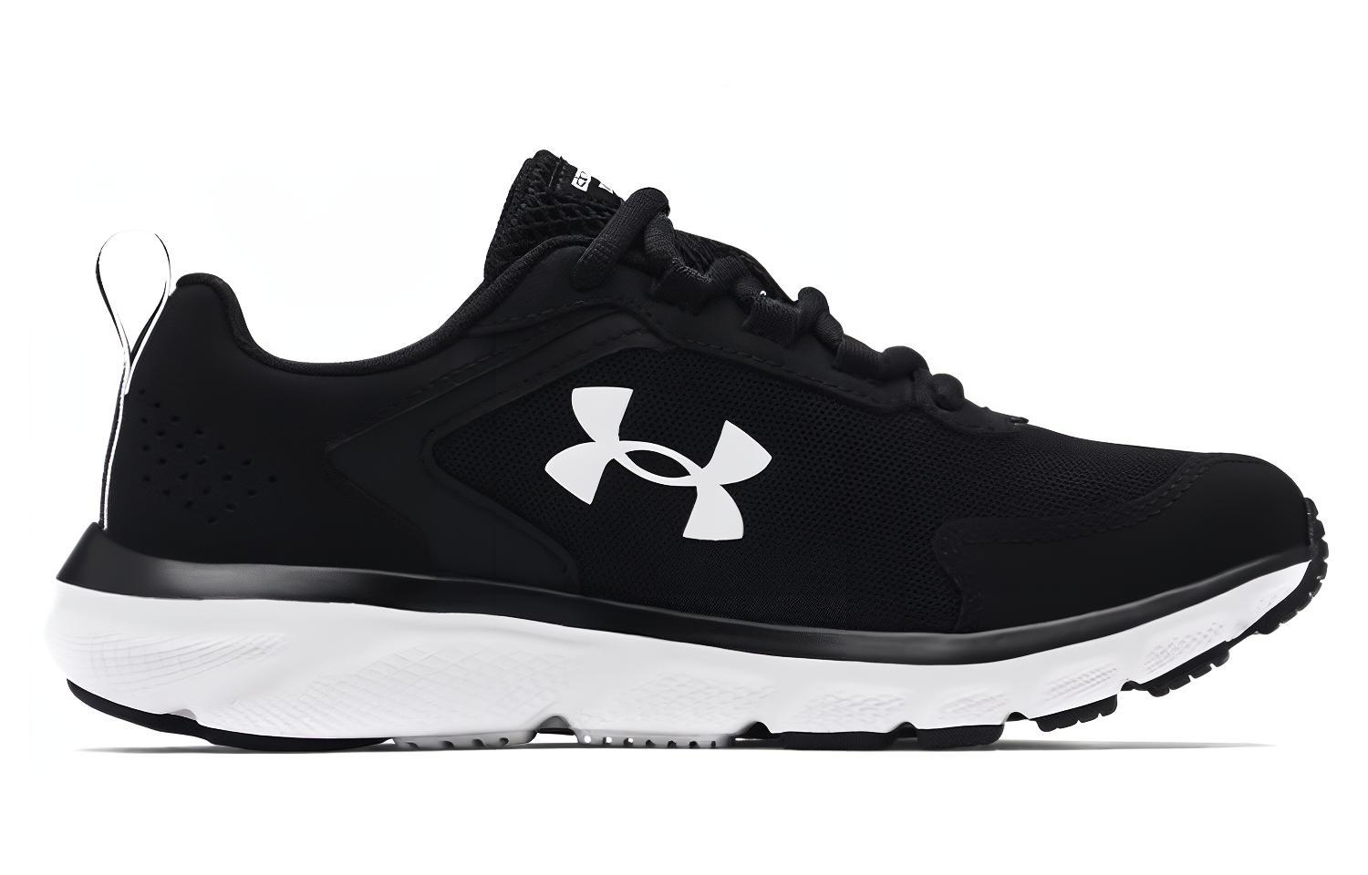Order (Women)  Under Armour Charged Assert 9 Wide 'Black White'  3024862-001