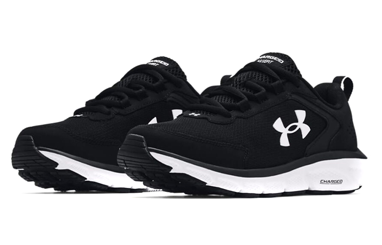 Lookbook (Women)  Under Armour Charged Assert 9 Wide 'Black White'  3024862-001