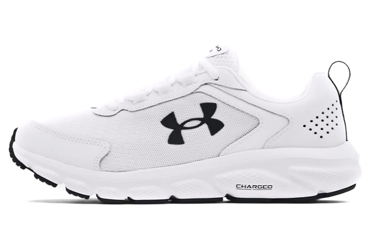 (Women)  Under Armour Charged Assert 9 Wide 'White Black'  3024862-100