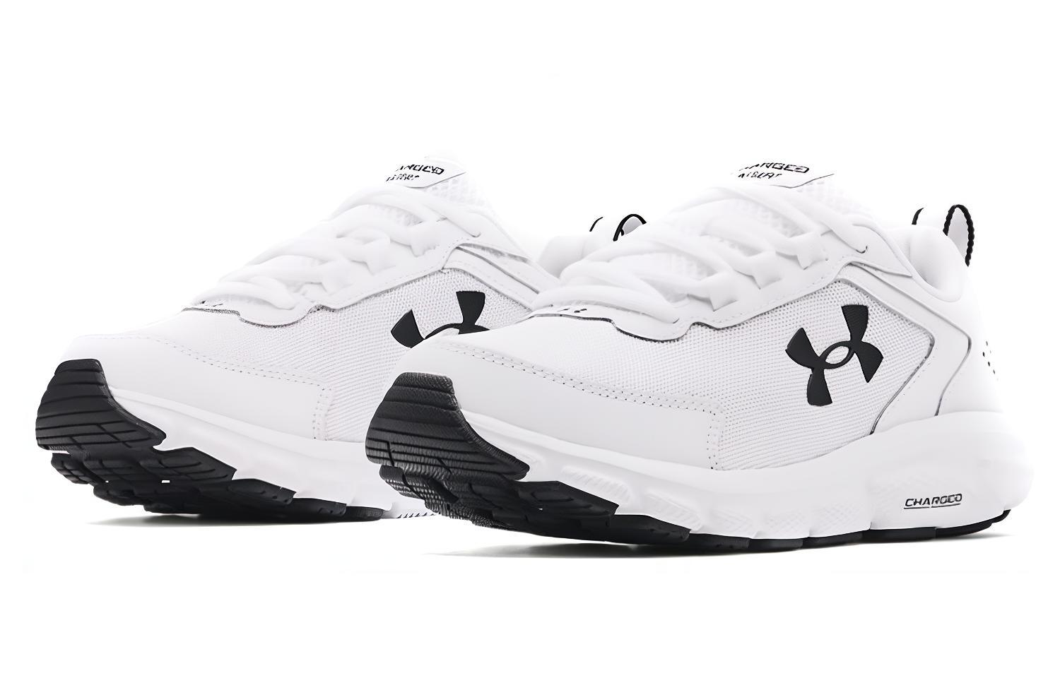 Lookbook (W) Under Armour Charged Assert 9 Wide ''Blanc Noir'' 3024862-100
