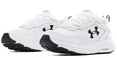 Lookbook (女)Under Armour Charged Assert 9 寬版 '白黑' 3024862-100