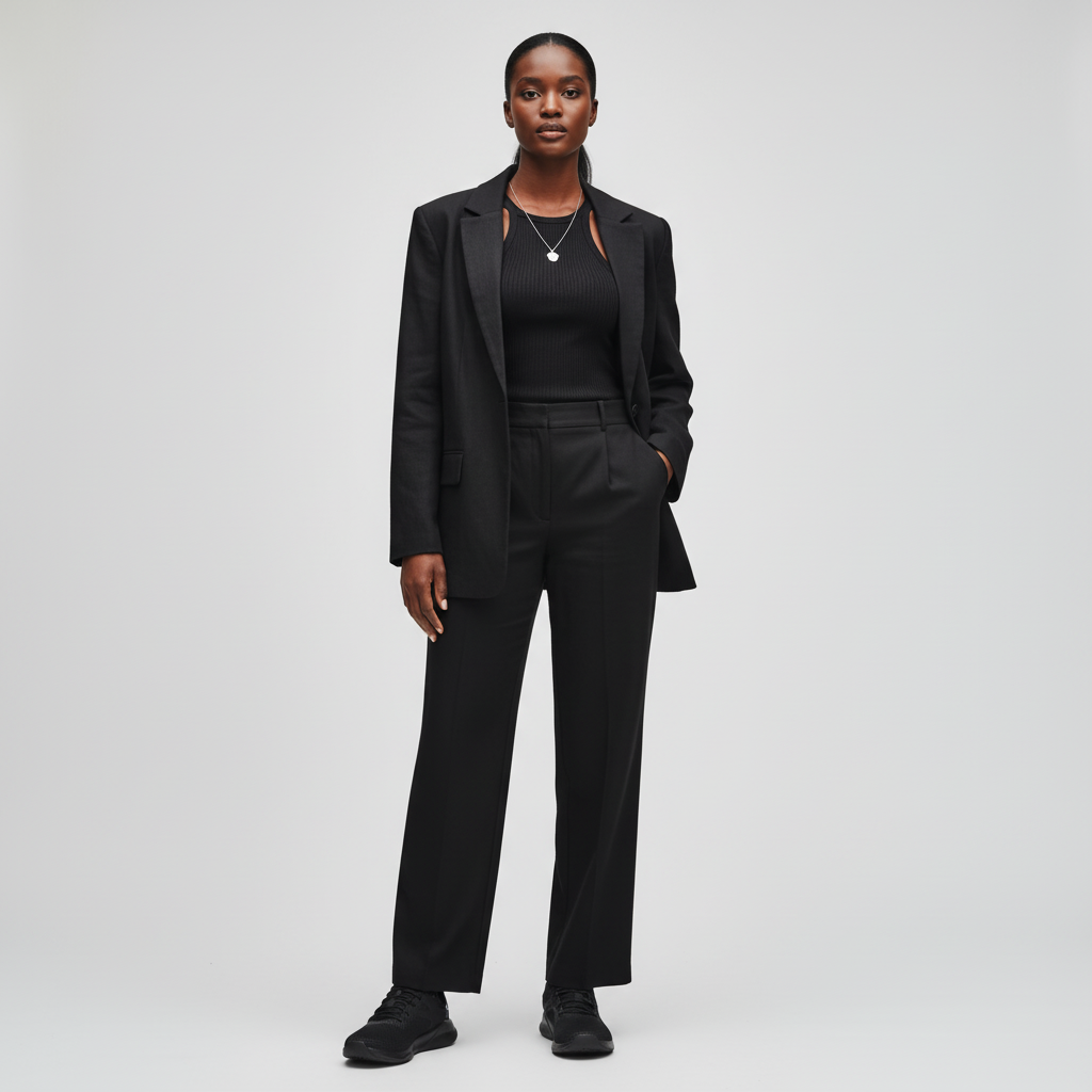 Lookbook (W) Under Armour Charged Aurora 2 'Hitam Sepenuhnya' 3025060-003