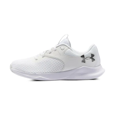(W) UA Charged Aurora 2 'White Metallic Warm Silver'