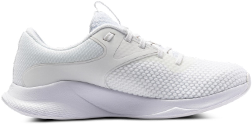 (Women) Under Armour Charged Aurora 2 'White Metallic Warm Silver' 3025060-100 Order (Women) Under Armour Charged Aurora 2 'White Metallic Warm Silver' 3025060-100