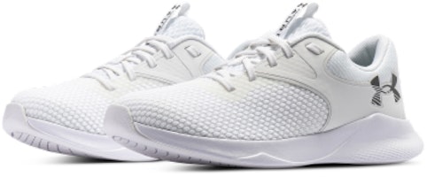 (W) Under Armour Charged Aurora 2 'Putih Perak Hangat Metalik' 3025060-100 Lookbook (W) Under Armour Charged Aurora 2 'Putih Perak Hangat Metalik' 3025060-100