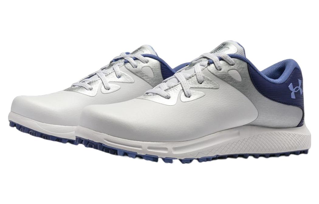 Lookbook (W) Under Armour Charged Breathe 2 Spikeless Golfschuhe ''Weiß Lila'' 3026403-100