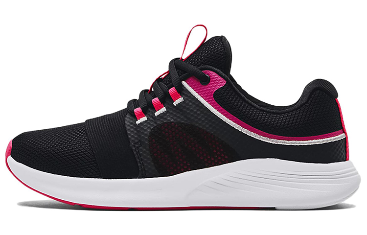 (Women)  Under Armour Charged Breathe Bliss 'Black Electro Pink'  3024148-003