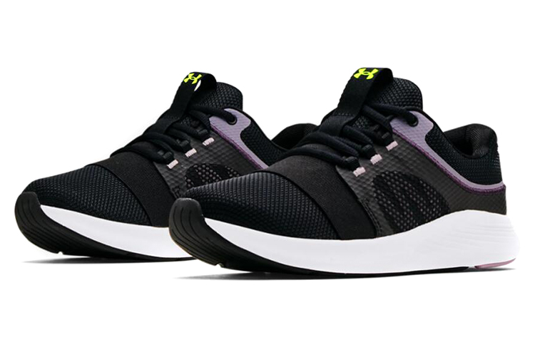 Lookbook (W) Under Armour Charged Breathe Bliss 'Hitam Mawar Pink' 3024148-002