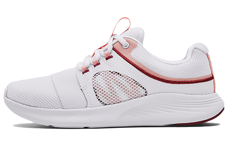 (Women)  Under Armour Charged Breathe Bliss 'White Retro Pink'  3024148-102