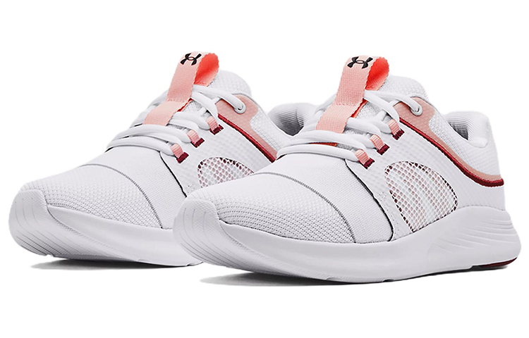Lookbook (W) Under Armour Charged Breathe Bliss ''Weiß Retro Rosa'' 3024148-102