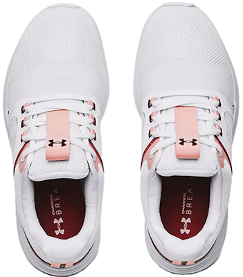 (W) Under Armour Charged Breathe Bliss ''Weiß Retro Rosa'' 3024148-102 Shop (W) Under Armour Charged Breathe Bliss ''Weiß Retro Rosa'' 3024148-102