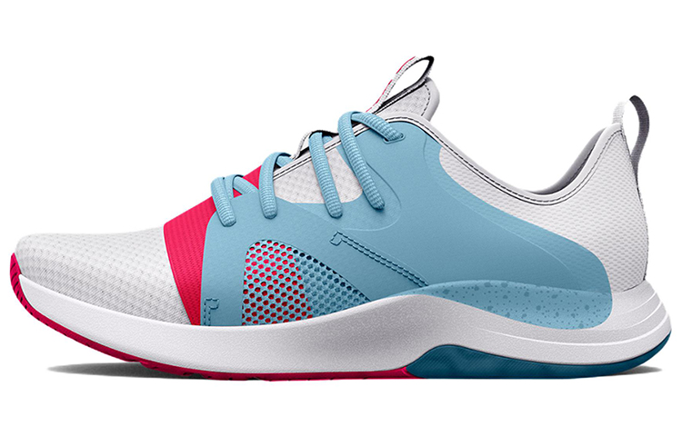 (Women)  Under Armour Charged Breathe Lace TR 'White Opal Blue'  3025058-103
