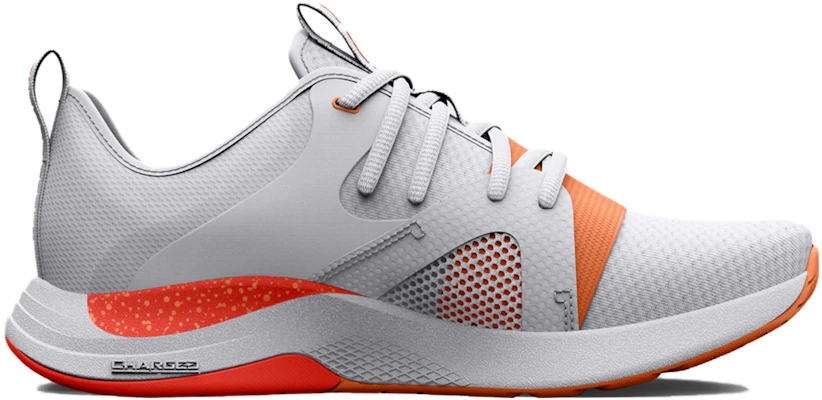 (W) Under Armour Charged Breathe Lace TR 'Blanco Naranja Tropic' 3025058-108 Order (W) Under Armour Charged Breathe Lace TR 'Blanco Naranja Tropic' 3025058-108