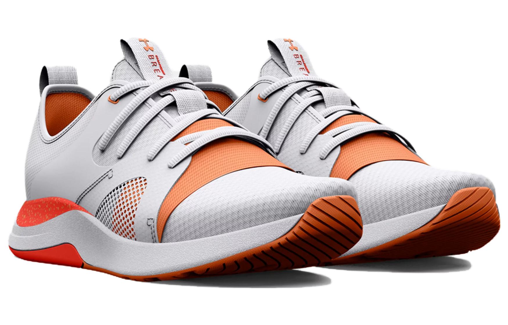 Lookbook (W) Under Armour Charged Breathe Lace TR 'Blanco Naranja Tropic' 3025058-108