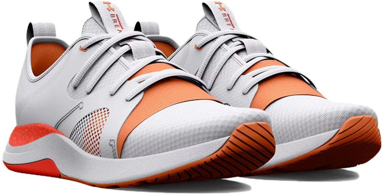(W) Under Armour Charged Breathe Lace TR 'Blanco Naranja Tropic' 3025058-108 Lookbook (W) Under Armour Charged Breathe Lace TR 'Blanco Naranja Tropic' 3025058-108