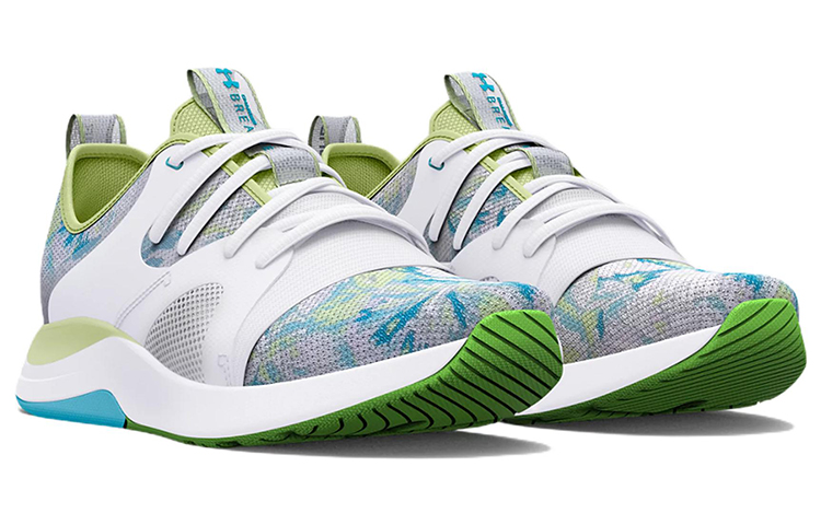 Lookbook (W) Under Armour Charged Breathe Lace TR 'Putih Zaitun Pudar' 3025059-100