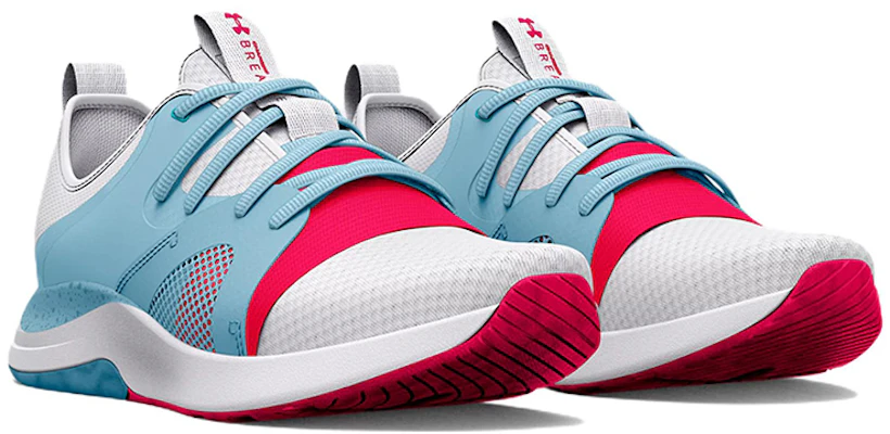 (W) Under Armour Charged Breathe Lace TR 'Putih Opal Biru' 3025058-103 Lookbook (W) Under Armour Charged Breathe Lace TR 'Putih Opal Biru' 3025058-103