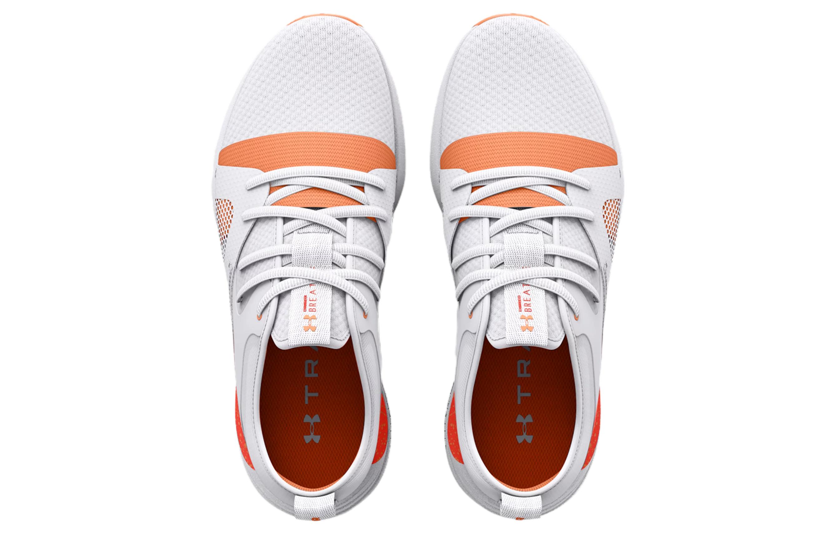Shop (W) Under Armour Charged Breathe Lace TR 'Blanco Naranja Tropic' 3025058-108