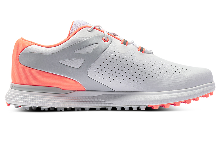 Order (W) Under Armour Charged Breathe Spikeless ''Weiß Halo Grau'' Golfschuhe 3023733-101