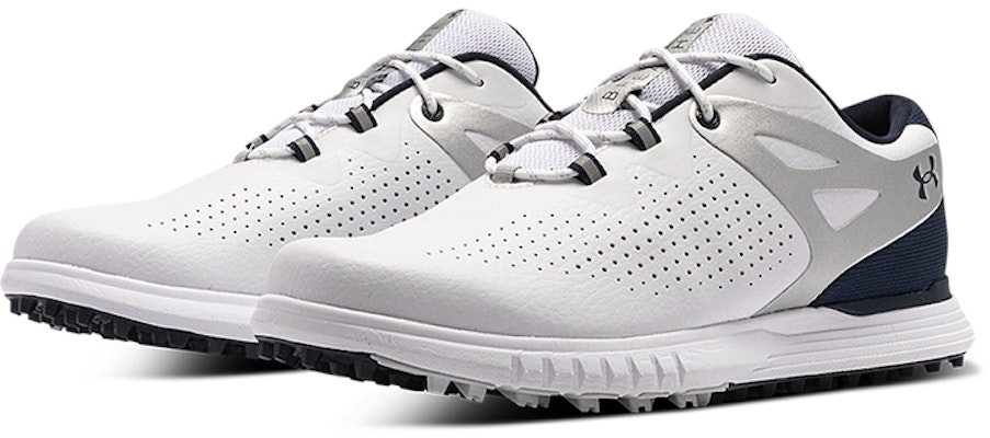 (W) Under Armour Charged Breathe 无钉高尔夫鞋 '白色学院' 3023733-103 Lookbook (W) Under Armour Charged Breathe 无钉高尔夫鞋 '白色学院' 3023733-103