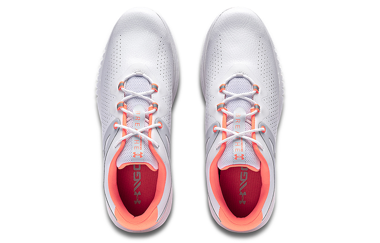 Shop (W) Under Armour Charged Breathe Spikeless ''Weiß Halo Grau'' Golfschuhe 3023733-101