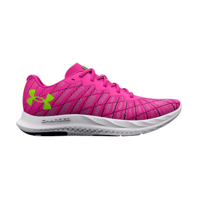 (W) UA Charged Breeze 2 'Rebel Pink Lime'