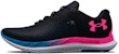 (W) Under Armour Charged Breeze 'Hitam Elektro Merah Jambu' 3025130-002