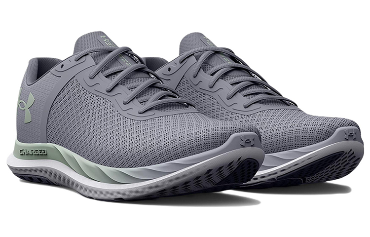 Lookbook (W) Under Armour Charged Breeze ''Mod Grijs Wit'' 3025130-103