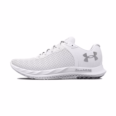 (W) UA Charged Breeze 'White Metallic Silver'
