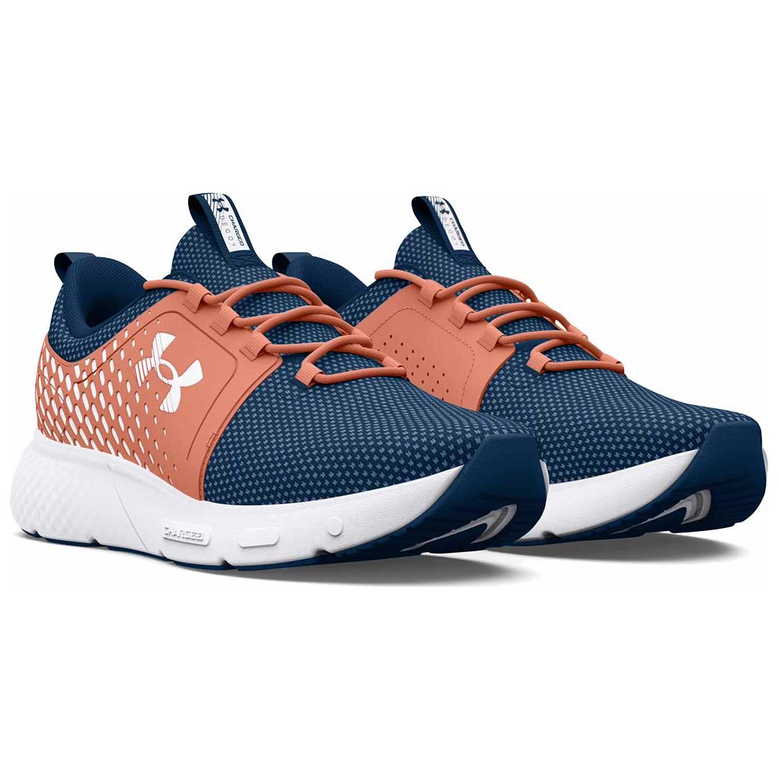 Lookbook (W) Under Armour Charged Decoy ''Bleu Varsité Bubble Peach'' 3026685-400