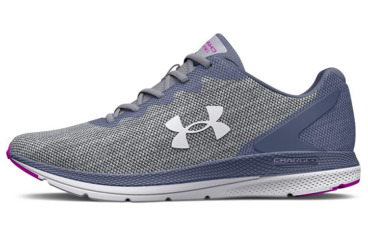 (Women) Under Armour Charged Impulse 2 Knit 'Mod Grey Aurora Purple' 3024886-109