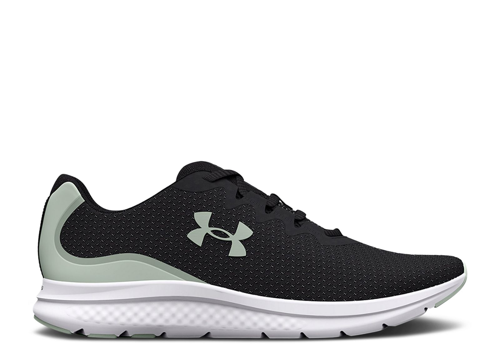 (Women) Under Armour Charged Impulse 3 'Jet Grey Illusion Green' 3025427-106