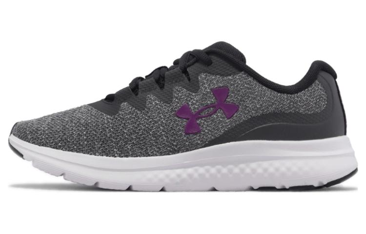 (Women)  Under Armour Charged Impulse 3 'Jet Grey Mystic Magenta'  3026686-103