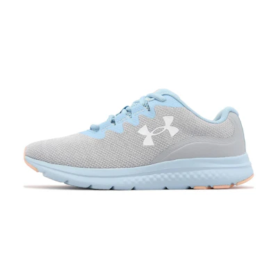 (W) UA Charged Impulse 3 Knit 'Mod Grey Blizzard'
