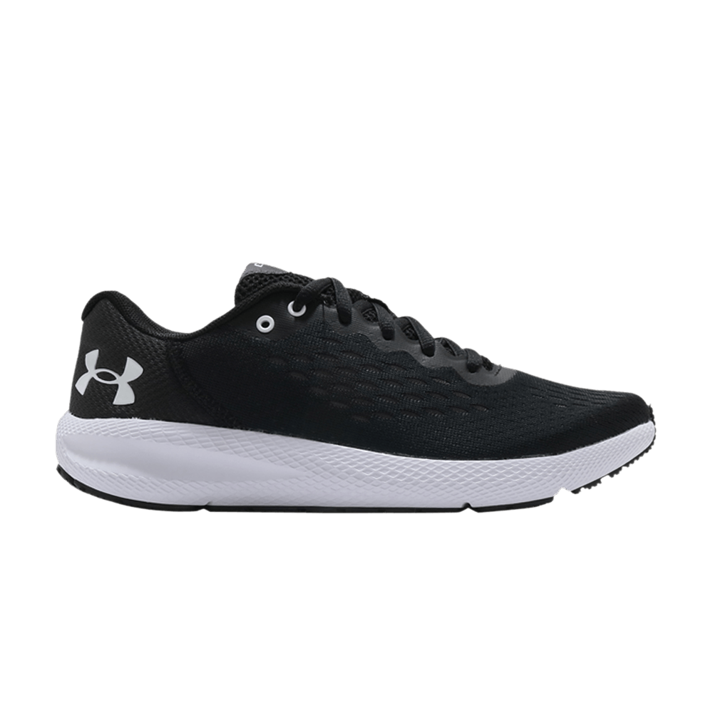 (Women) Under Armour Charged Pursuit 2 'Black White' 3023866-002