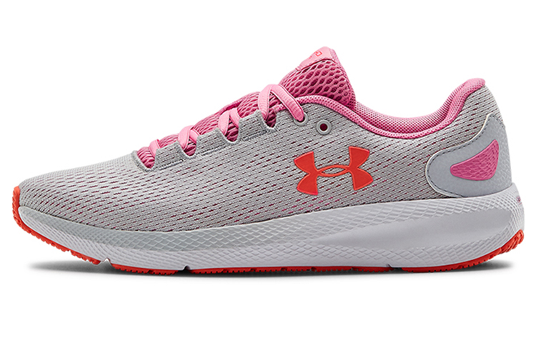 (Women)  Under Armour Charged Pursuit 2 'Halo Grey Pink'  3022604-102