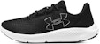 (W) Under Armour Charged Pursuit 3 'Logo Besar - Hitam Putih' 3026523-001
