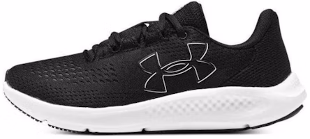 (Women) Under Armour Charged Pursuit 3 'Big Logo - Black White' 3026523-001 (Women) Under Armour Charged Pursuit 3 'Big Logo - Black White' 3026523-001
