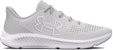 (W) Under Armour Charged Pursuit 3 'Logo Besar - Kelabu Halo Putih' 3026523-100