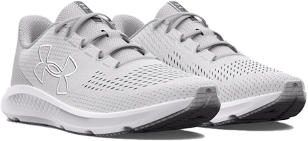 (W) Under Armour Charged Pursuit 3 'Big Logo - Abu Abu Putih Halo' 3026523-100 Lookbook (W) Under Armour Charged Pursuit 3 'Big Logo - Abu Abu Putih Halo' 3026523-100