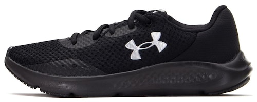 (Women) Under Armour Charged Pursuit 3 'Black Metallic Silver' 3024889-003 (Women) Under Armour Charged Pursuit 3 'Black Metallic Silver' 3024889-003