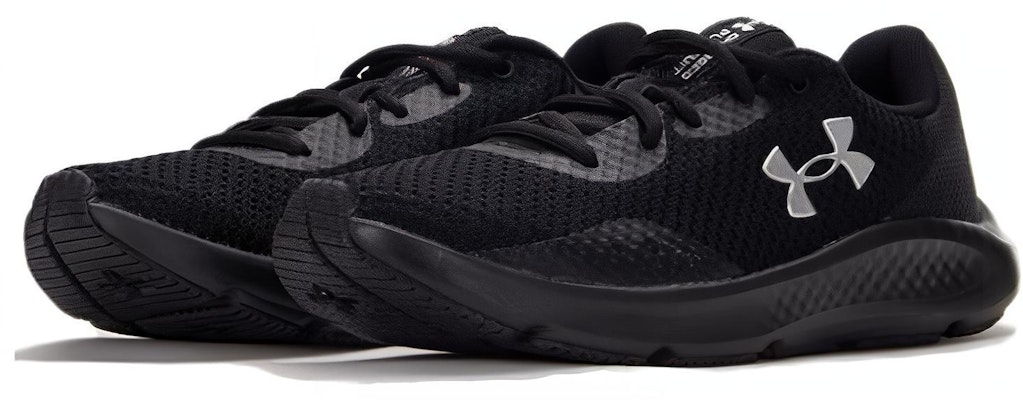 (Women) Under Armour Charged Pursuit 3 'Black Metallic Silver' 3024889-003 Order (Women) Under Armour Charged Pursuit 3 'Black Metallic Silver' 3024889-003