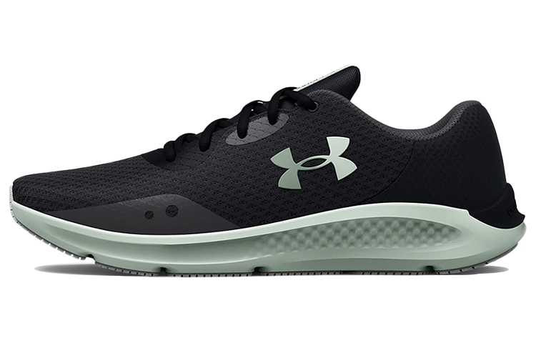 (Women)  Under Armour Charged Pursuit 3 'Jet Grey Black'  3024889-105