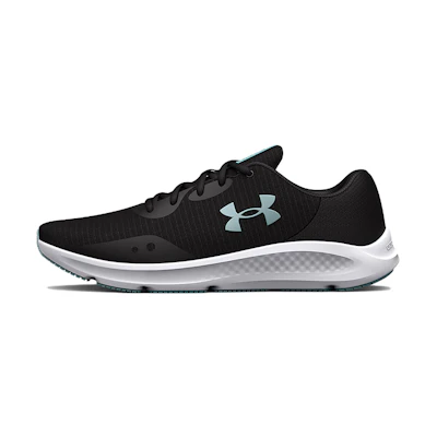 (W) UA Charged Pursuit 3 Tech 'Black Fuse Teal'