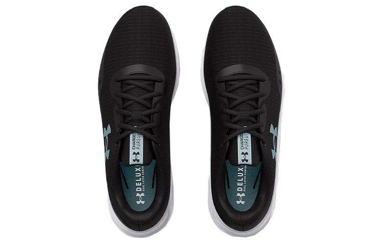 Shop (W) Under Armour Charged Pursuit 3 Tech 'Hitam Fuse Teal' 3025430-001