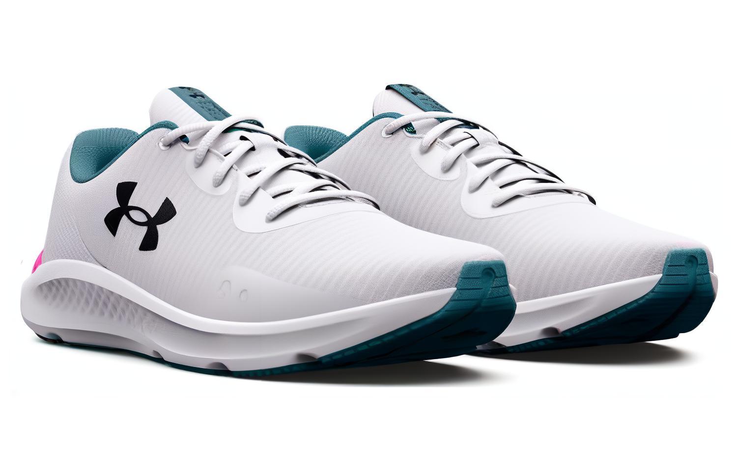 Lookbook (W) Under Armour Charged Pursuit 3 Tech 'Blanco Rosa Aqua' 3025430-102