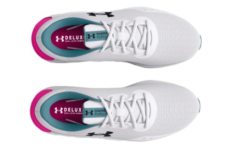 Shop (W) Under Armour Charged Pursuit 3 Tech 'Blanco Rosa Aqua' 3025430-102