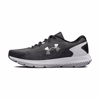 (W) UA Charged Rogue 3 Knit 'Black White'